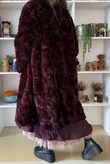 Paloma Dusk Premium Faux Fur Coat Dark Cherry /20=
